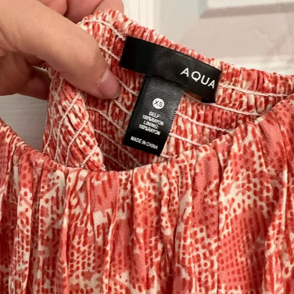 NWT AQUA Batik Maxi Dress - Picture 6 of 7